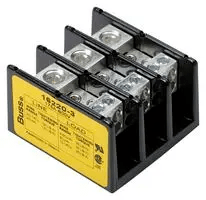 16370-3 Barrier Terminal Blocks 3P 600VAC/DC Pwr Dist Block