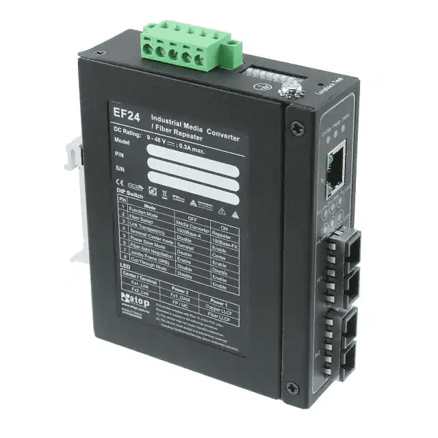 EF24-1G-2Fm-SC-550M : Gb Ethernet to Fiber Smart Media