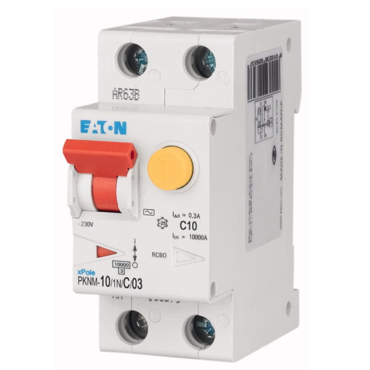 PKNM-10/1N/C/03 Miniature Circuit Breaker with Over Current Protection