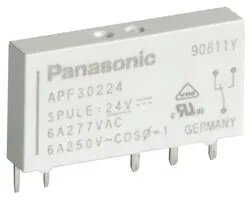 APF30224 - 6A SPDT 24VDC PCB Mount Non-Latching Relay