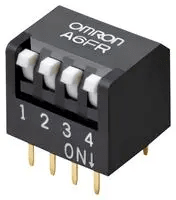 A6FR-4101 DIP Switches/SIP Switches 4 Pole