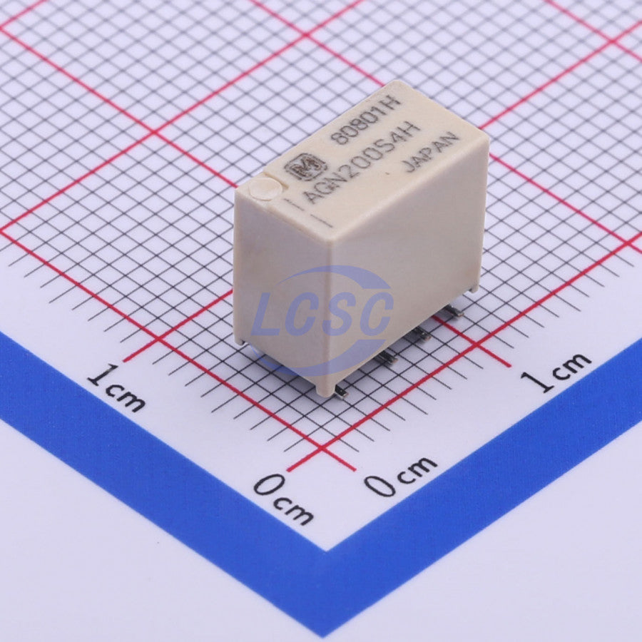 Panasonic PCB 1A 4.5VDC DPDT NON-LATCHING Low Signal Relays -AGN200S4H