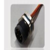 IC12P5H00G IC series M/F Panel Mount connector with Jam Nut M12 M16 -Plastic and Metal