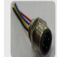 IC12P4M00G IC series M/F Panel Mount connector with Jam Nut M12 M16 -Plastic and Metal