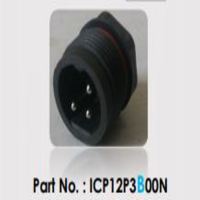 ICP12P3B00N IC series Power Male and Female Panel Mount Connector (IP 67)