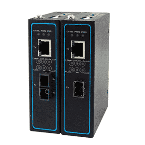 EF24-1G-1Fm-SC-550M - Gb Ethernet to Fiber Smart Media Converter