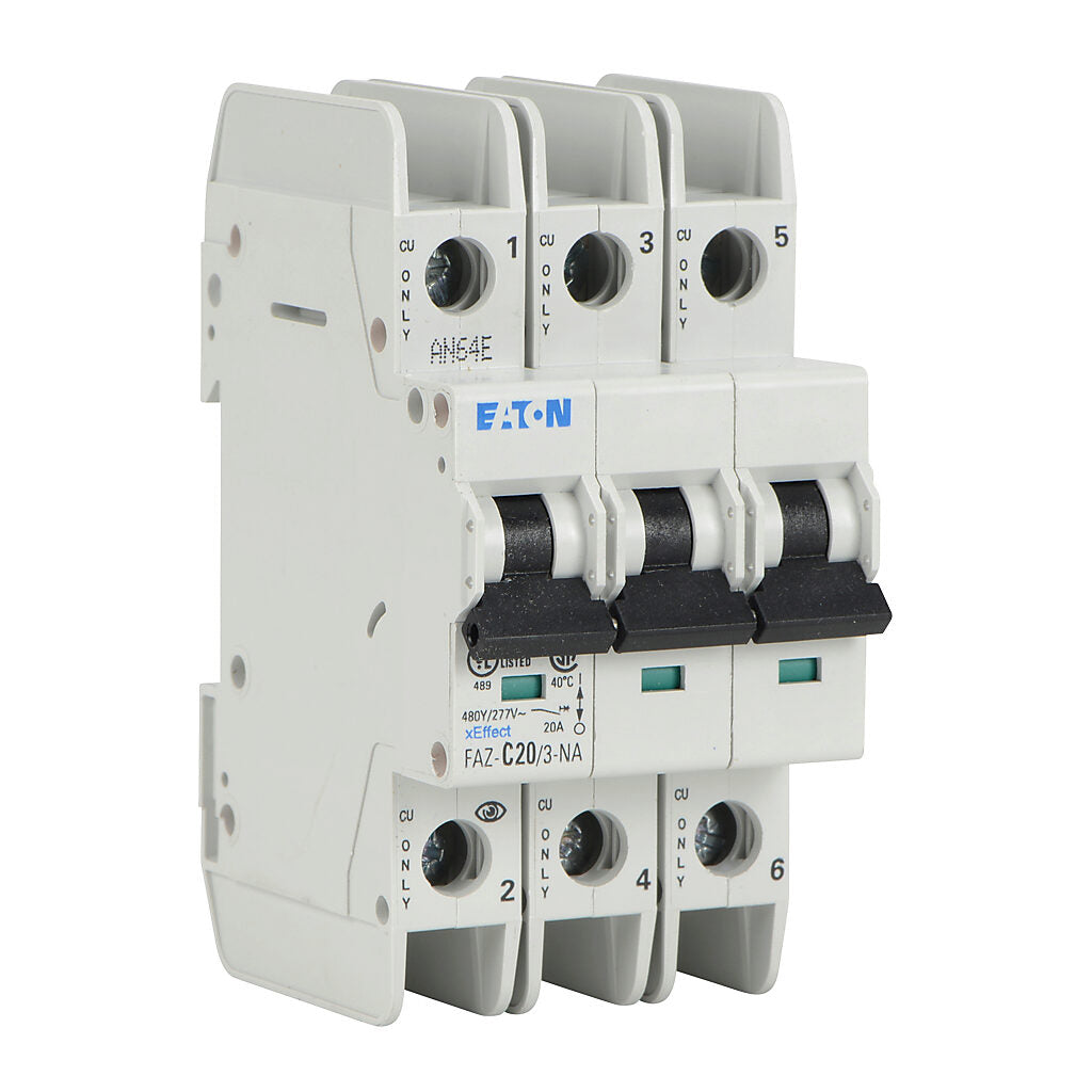 FAZ-C20-3-NA Miniature circuit breaker (MCB), 20 A, 3p,