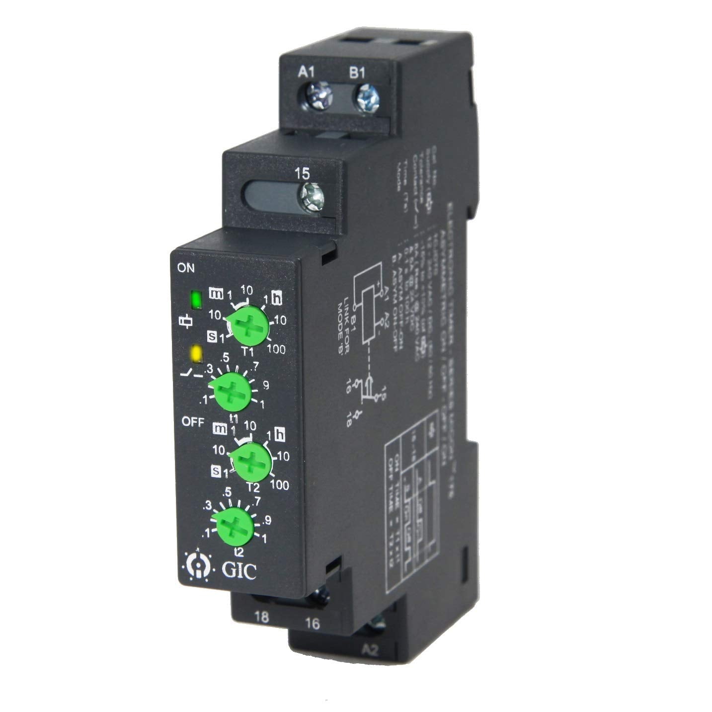 GIC 1CMDT0 SPDT Multi Function Timer Delay Relay 100 H Micon