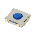 B3SE-1002 Tactile Switches 6.2x7mm, 2mm Height Rubber Plunger