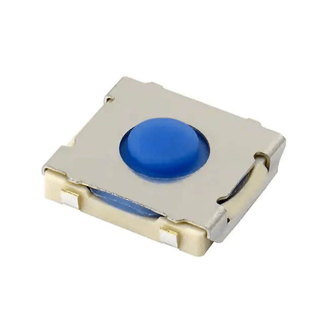 B3SE-1002 Tactile Switches 6.2x7mm, 2mm Height Rubber Plunger