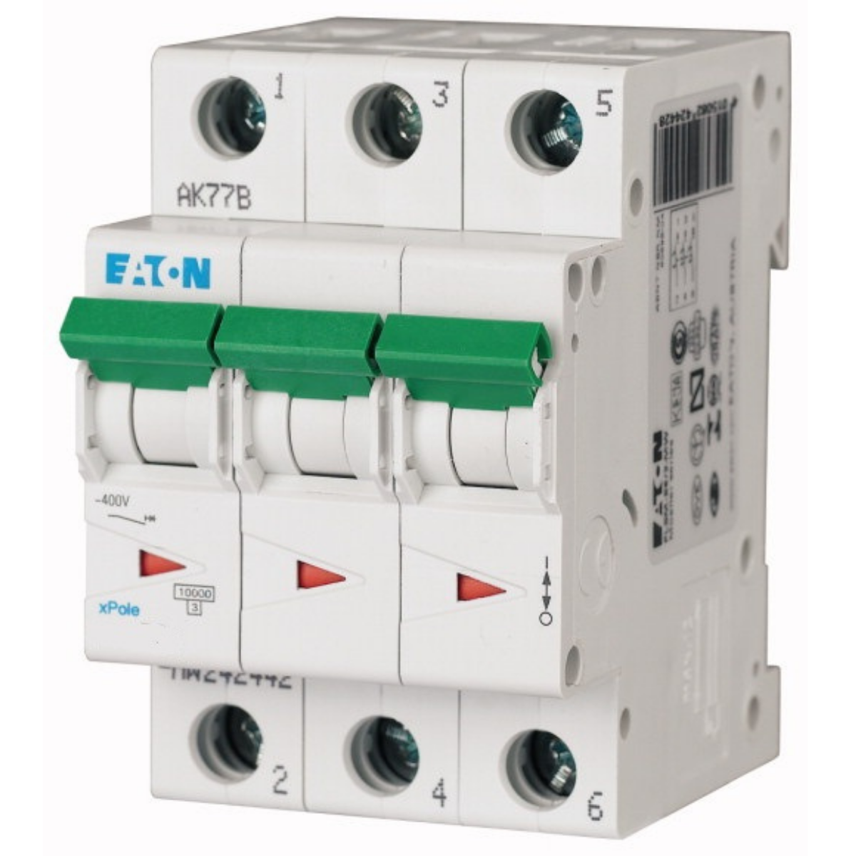 PLSM-D20/3 Mini Circuit Breaker 20Amps 3Pole Type D Characteristic