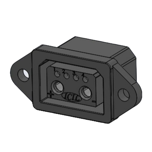 Female Combo Connector 2 Power + 4 Data Signal | EV battery connector