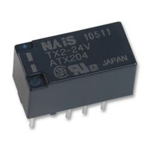 TX2-24V - 2A  PCB Through Hole Signal Relay