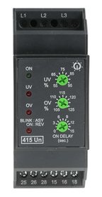 GIC MG53BH Voltage Monitoring Relay With DPDT Contacts, 3 Phase