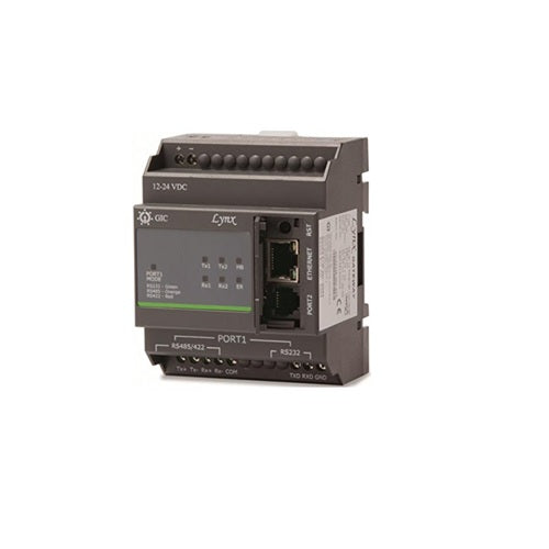 GIC 25A11A0 Protocol Converter, Modbus TCP 12 ? 24 VDC, Serial to Ethernet Converter