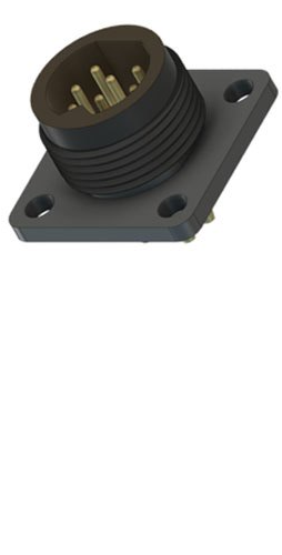Rear Panel Mount Flange Male Connector