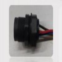 IC12P4A00N IC series M/F Panel Mount connector with Jam Nut M12 M16 -Plastic and Metal