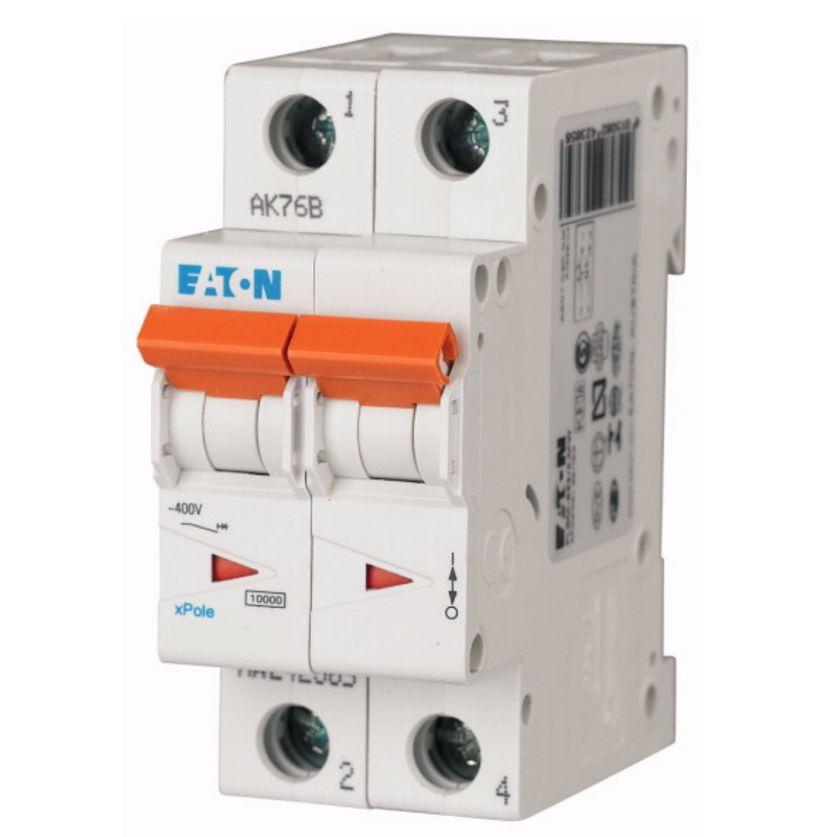 Eaton PLSM-C16/2 Miniature Circuit Breaker 2Poles Curve C 16Amps