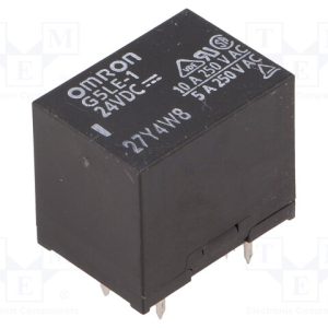 G5LE-1-E 24VDC, 16 Amp, SPST Sugar Cube Relay