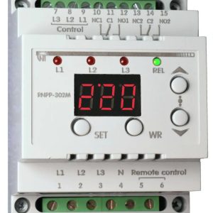 RNPP-302M Three Phase Programmable Voltage Monitoring Relay